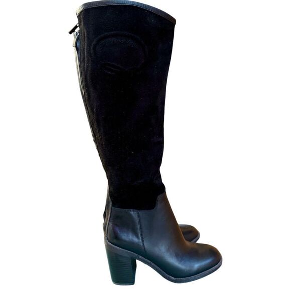 Call Franco Sarto, beautiful suede, leather classic black boot. New no tags sz 6 - Picture 5 of 7